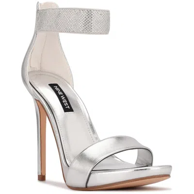 Nine West Utell3 Womens Dressy Stilleto Heels In Silver