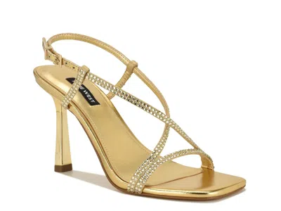 Nine West Vallanh Sandal In Gold