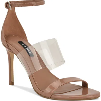 Nine West Vallie Ankle Strap Sandal In Brown