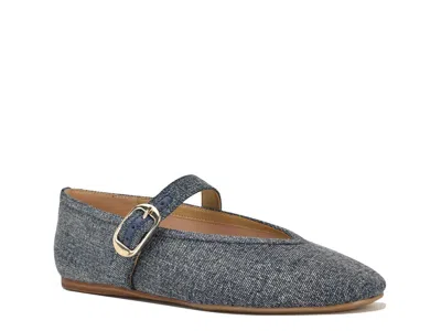 Nine West Vancee Mary Jane Flat In Gray