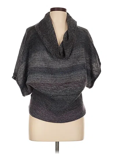 Pre-owned Nine West Vintage America Poncho In Gray