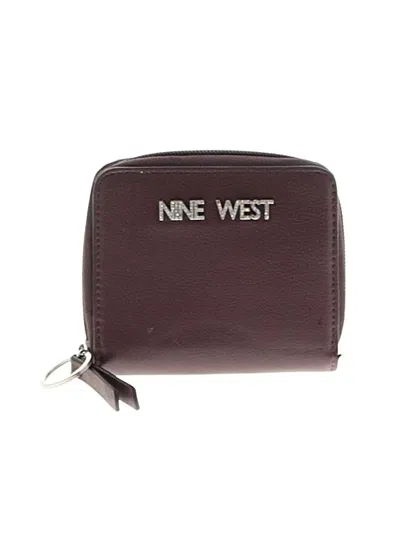 Pre-owned Nine West Wallet In Burgundy