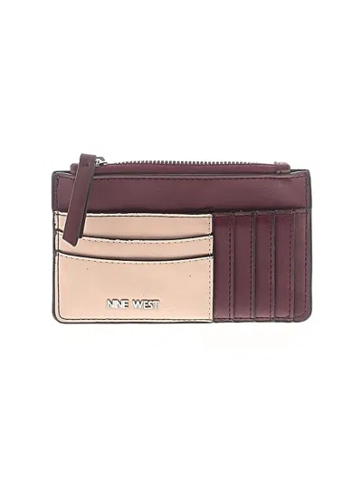 Pre-owned Nine West Wallet In Burgundy