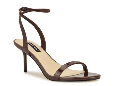 Nine West Waltz Ankle Strap Sandal In Brown