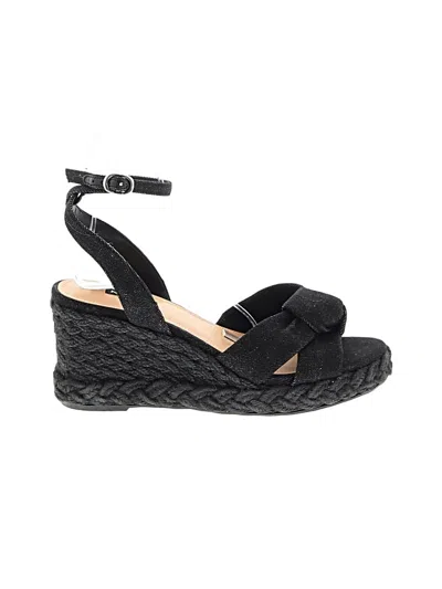 Pre-owned Nine West Wedges In Black