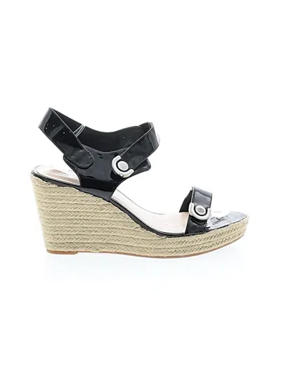 Pre-owned Nine West Wedges In Black