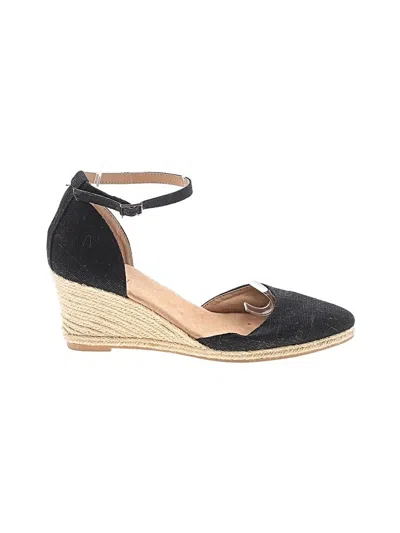 Pre-owned Nine West Wedges In Black