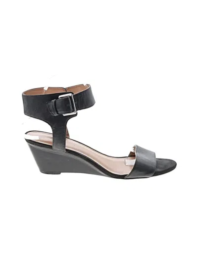Pre-owned Nine West Wedges In Black
