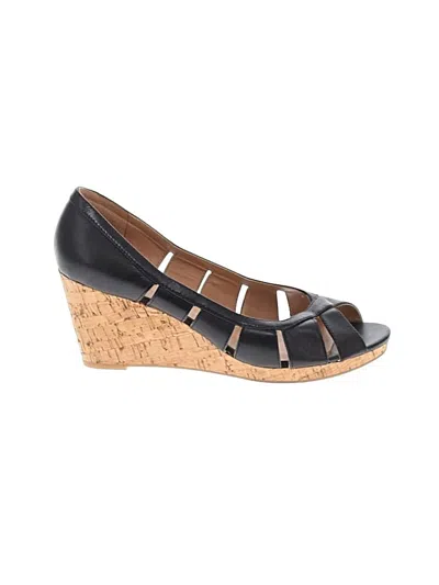 Pre-owned Nine West Wedges In Black