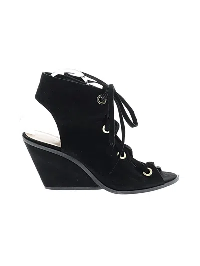 Pre-owned Nine West Wedges In Black