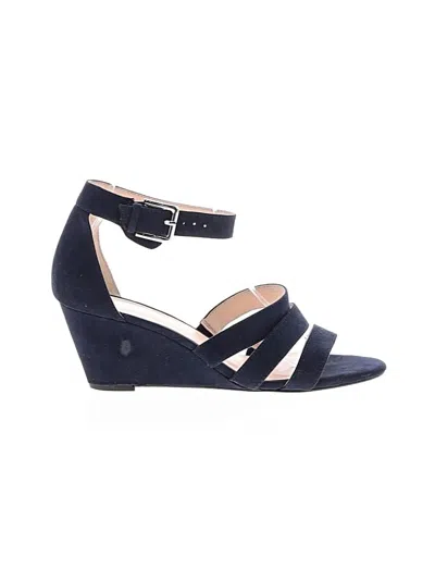 Pre-owned Nine West Wedges In Blue