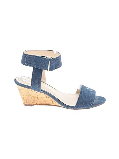 Pre-owned Nine West Wedges In Blue