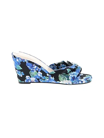 Pre-owned Nine West Wedges In Blue