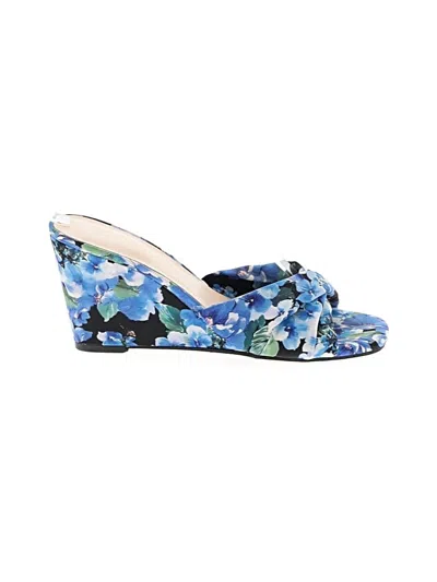 Pre-owned Nine West Wedges In Blue