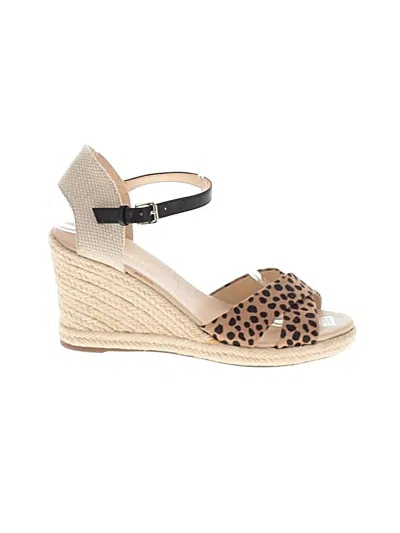 Pre-owned Nine West Wedges In Brown