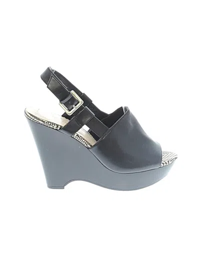 Pre-owned Nine West Wedges In Gray