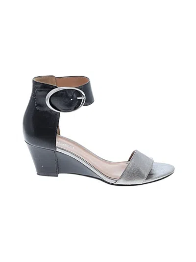 Pre-owned Nine West Wedges In Gray