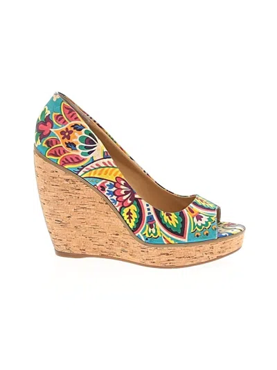 Pre-owned Nine West Wedges In Tan