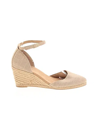 Pre-owned Nine West Wedges In Tan