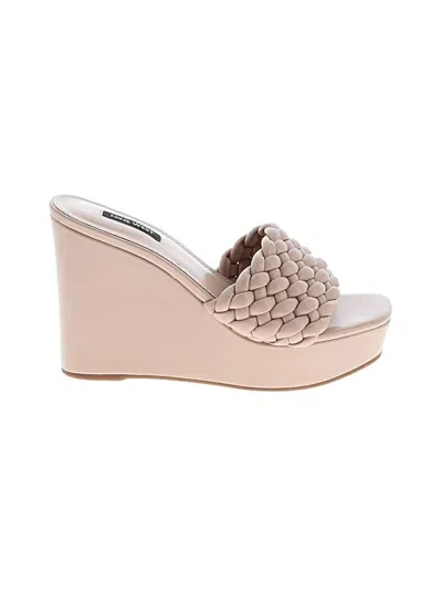 Pre-owned Nine West Wedges In Tan