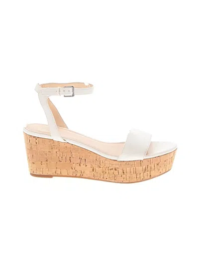 Pre-owned Nine West Wedges In White