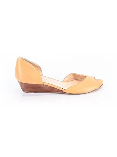 Pre-owned Nine West Wedges In Yellow