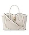 Nine West Wesson Large Satchel Bag In Natural Cream
