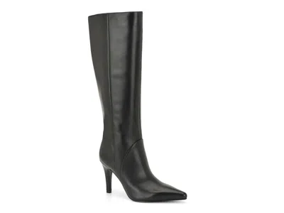 Nine West Wide Width Korin Wide Calf Boot In Black