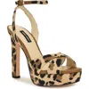 Nine West Wilda Ankle Strap Platform Sandal In Multi
