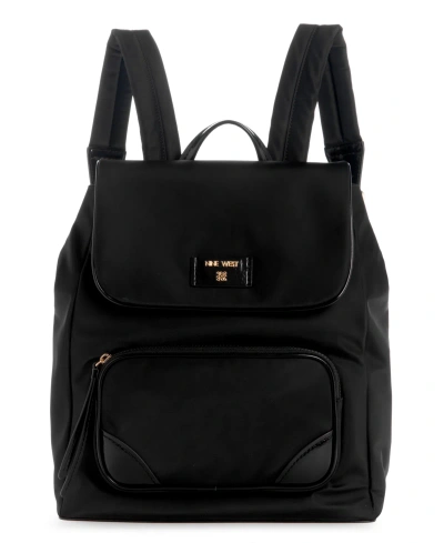 Nine West Winsland Flap Backpack Bag In Black