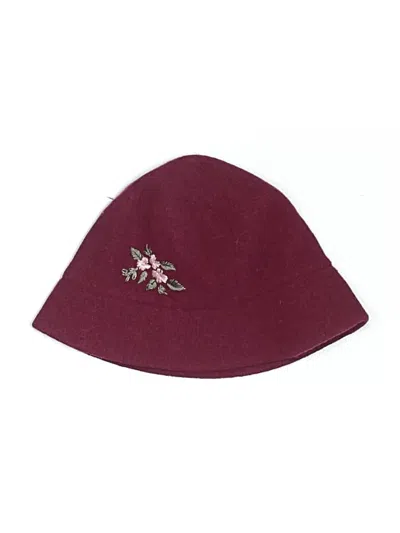 Pre-owned Nine West Winter Hat In Burgundy