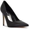 Shop Nine West Wnfresh Womens Solid Leather Pumps In Black