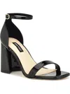 Nine West Ilea Patent Ankle Strap Sandal In Black
