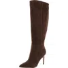 Nine West Wnricky-wc Womens Solid Leather Knee-high Boots In Brown