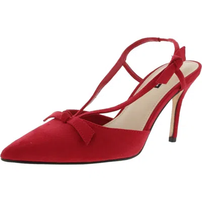 Nine West Wnruze2 Womens Bow Manmade Ankle Strap