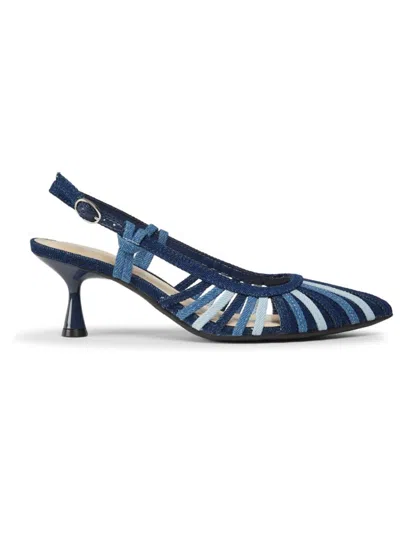 Nine West Women's 55mm Denim Slingback Pumps