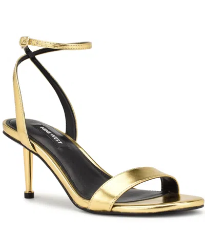 NINE WEST WOMEN'S ANNY ANKLE STRAP STILETTO SANDALS
