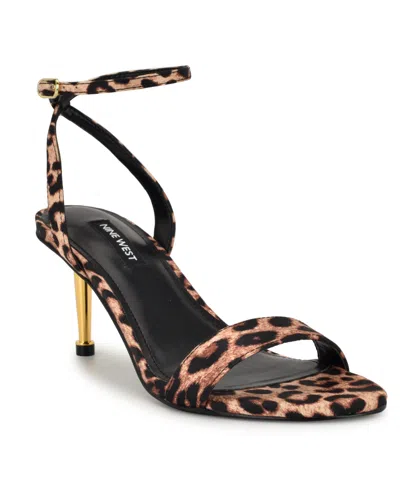 NINE WEST WOMEN'S ANNY ANKLE STRAP STILETTO SANDALS