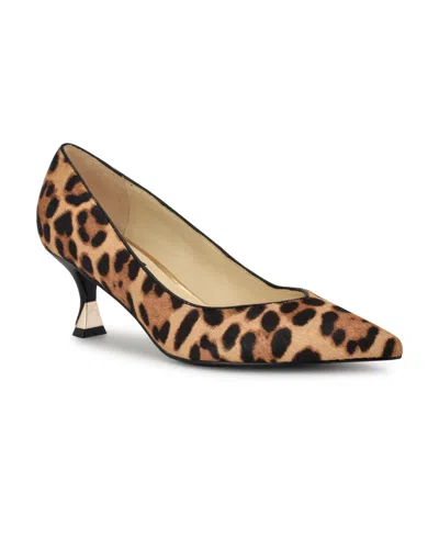 Nine West Women's Ariella Pointy Toe Pumps In Leopard