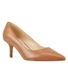 Nine West Women's Arlene Kitten Heel Pointy Toe Pumps In Brown