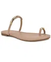 Nine West Balon Slide Sandal In Light Natural