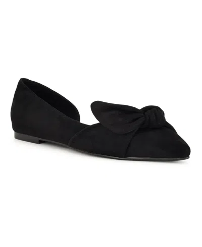 NINE WEST WOMEN'S BANNIE D'ORSAY POINTY TOE DRESS FLATS