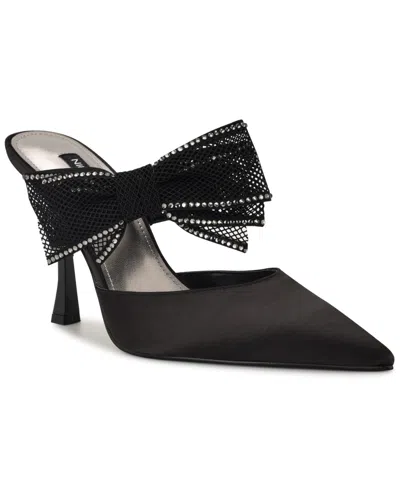 Nine West Women's Bowey Slip-on Pointy Toe Dress Pumps In Black