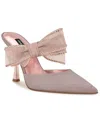 Nine West Bowey Pointed Toe Mule In Pink