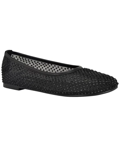 NINE WEST WOMEN'S BURNNE EMBELLISHED SLIP-ON BALLET FLATS