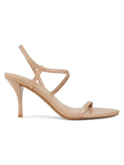 Nine West Women's Cakely 75mm Open Toe Sandals In Light Natural