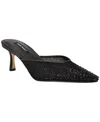 Nine West Women's Camenla Snip Toe Kitten Heel Mules In Black