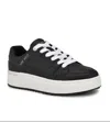 Nine West Women's Camp Round Toe Lace-up Casual Sneakers In Black