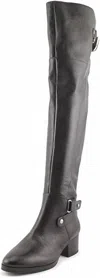 Nine West Women's Celio Knee-high Boot In Black Leather In Black