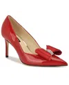 Nine West Ceryn Pointed Toe Pump In Red